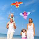 Vodolo Kites for Kids Ages 3-5,Cute Colorful Kid Kites Easy to Fly for Beach Park Outdoor Game Activities,Pocket Mini Kite for Kids Ages 4-8 with Handle