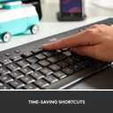 Logitech Signature K650 Comfort Full-Size Wireless Keyboard with Wrist Rest, BLE Bluetooth or Logi Bolt USB Receiver, Deep-Cushioned Keys, Numpad, Compatible with Most OS/PC/Window/Mac - Graphite