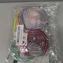 Chenkou Craft 30 Yards 3/8" Velvet Ribbon Total 30 Colors Assorted Lots Bulk (Multicolored, 3/8"(10mm))
