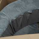 EHEYCIGA Orthopedic Dog Beds for Extra Large Dogs 44x32Inch, Waterproof Memory Foam XL Pet Bed with Sides, Non-Slip and Egg-Crate Foam Big Dog Couch Bed with Washable Removable Cover, Grey