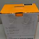 Single Serve One Cup Coffee Maker, for K Cups and Grounds, Mini Coffee Maker with Portable Handle, 6 to 12 Oz Brew Size, for Travel, Camping, Office, RV and Dorm, 120V, Black and Gold