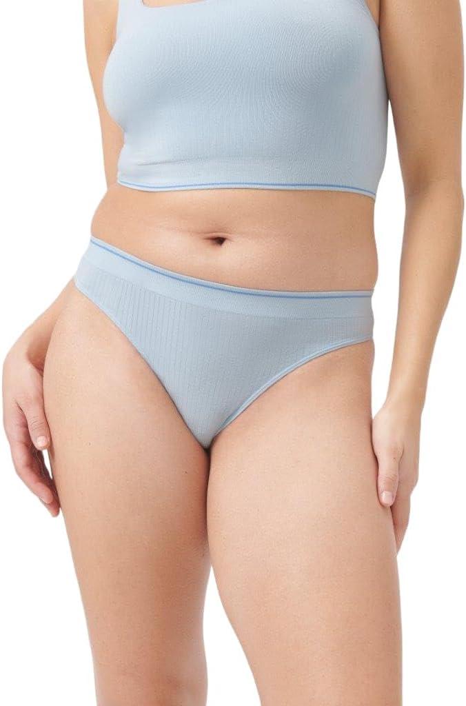 florence by mills Women's Cozy Crush Seamless Thong Underwear S