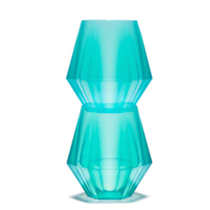 Wine2Go Diamond Silicone Wine Glasses 9oz 2 Pack