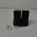 LENRUE Computer Speakers, USB/USB-C Powered PC Speakers with Loud Stereo Sound, Headphone-in for Desktop, iMac, MacBook, Laptop, Monitor (USB-C to USB Adapter Included) (Black)
