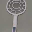 Electric Fly Swatter, Bug Zapper, Mosquito Zapper Racket | Gold Zone Voltage, Densest 3 mm Mesh, Apple-Like Weight - AA Battery Powered (not incl.) - Indoor & Outdoor Use with Pro Swat Tips (White-1 pack)
