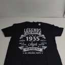 Vintage 1935 90 Year Old Gifts For Men Women 90th Birthday T-Shirt Black XL