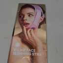 V-Line Mask Chin Up Mask V Shaped Face Mask Chin strap, Soft Silicone Chin Strap V Line Lifting Mask for Women,Jaw Exerciser, 23-27 inches