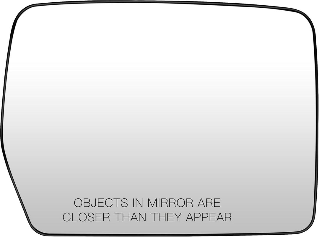 SCITOO Side View Mirror Glass Passenger Right Side Fit For 2004-2014 For FORD F150 P/U W/O HEATED Chrome Convex Replacement Exterior Mirror Glass