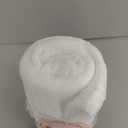 Fleece Blanket Throw Size White 300GSM Luxury Anti-Static Fuzzy Soft Microfiber Blanket for Couch, Sofa and Bed (50x60 Inch)