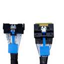 x8 to  x8,-- 74Pin to - 74Pin,PCIe Gen5 Mini Cooledge IODouble Straight Cable 100CM (CBL-MCIO-1270S4T2)