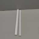 ZhiYo 34in D Cord Hider for Wall Mount TV, Self-Adhesive Cable Hider Kit, PVC Cord Covers for Wires on Wall, White Cable Raceway, Paintable Wire Hiders, 2 x 17 (L) - 1.2" (W) x 0.55" (H)