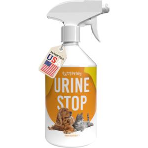 Potty Training Spray for Dogs Cats -17oz- Non-Staining, Indoor & Outdoor - Trains Pets Where Not to Pee - No Marking Training Spray - Safe for Fabrics, Furniture & Floors - Made in Germany