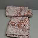 Boho Vintage Curtains 2 Panels,Rustic Farmhouse Blackout Western Terracotta Rust Floral Aztec Mandala Bohemian Mid Century Modern Curtains for Living Room Bedroom Black Out 84 Inch Long Window Curtain