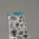 CRASPIRE Bees Clear Stamps Animal Honey Flower Retro Reusable Background Postmark Transparent Silicone Stamp Seals for Journaling Card Making Decor DIY Scrapbooking Supplies Film Frame