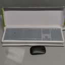 seenda Wireless Bluetooth Keyboard and Mouse Combo, SKM64-3 Rechargeable Slim Quiet Keyboard Mouse, 3 Multi-Device Connection, Compatible for Windows, Mac, MacBook, iPad, Tablet, Black Gray