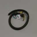 BronzeDog Rolled Leather Dog Collar with QR ID Tag, Adjustable Soft Round Collars for Dogs Puppy (11" - 14 1/2" Neck Size, Emerald Green)