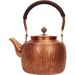 Kkekos Handmade Copper Kettle Copper Teapot for Stovetop 2000ml (Type1)