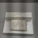 Decorative Mosque Sculpture with Gold Domes, White and Gold