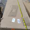 Walker Edison Modern Curved Reeded TV Stand for TVs up to 70 Inches, Credenza with Sliding Doors and Adjustable Shelves, TV Stand with Cord Management Cutout, 70 Inch, Coastal Oak