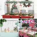 Fomcet Over The Table Rod Stand with Clamps 13"-42'' Tall 29"-98" Length Metal Black Adjustable Table Arch Hanging for Wedding Birthday Party Christmas Anniversary Decoration