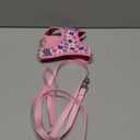 Step in Dog Harness and Leash Set, Flower Adjustable Easy Walk Puppy Harnesses, Soft Mesh No Pull Pet Vest Harness for Dogs(Flower, M)