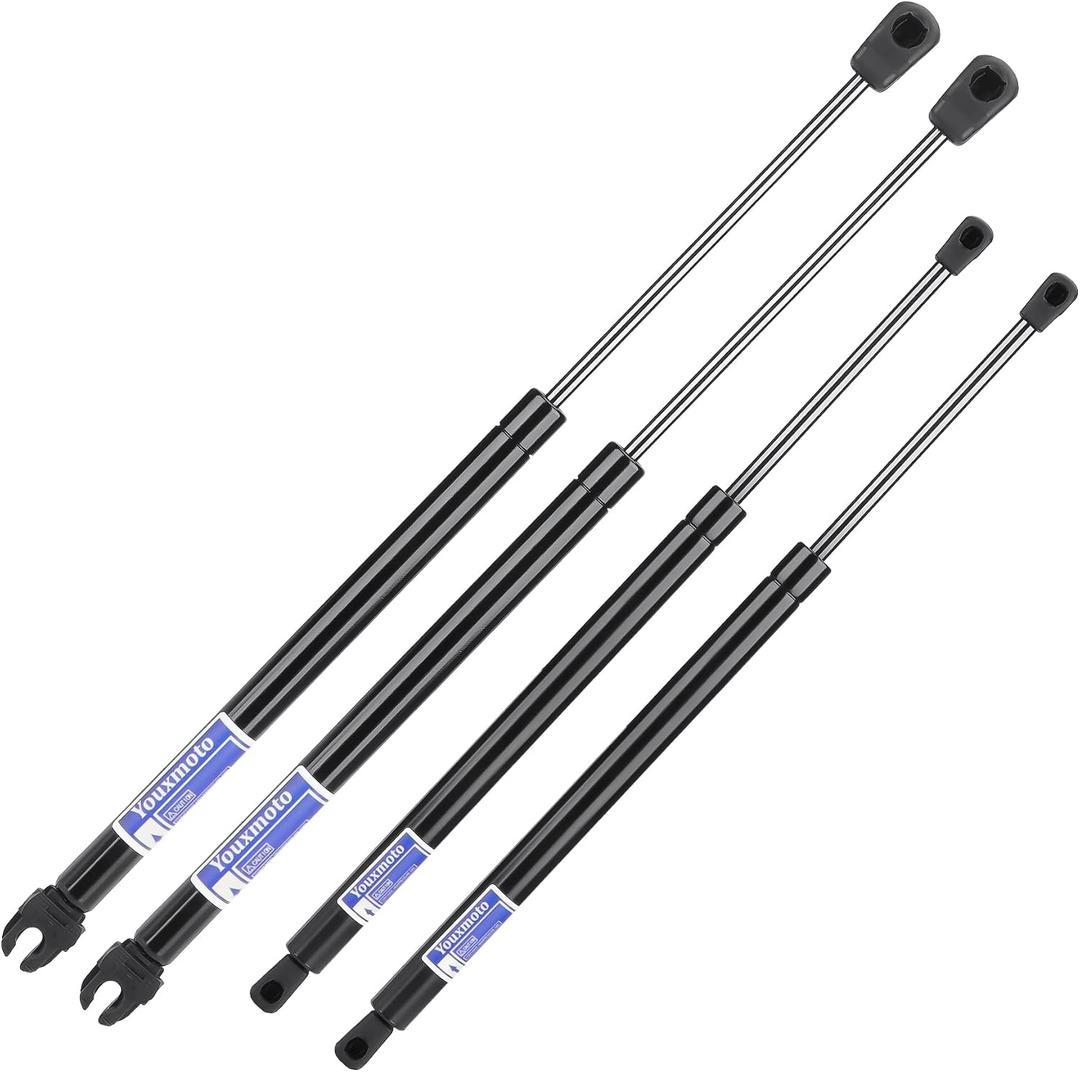 Rear Liftgate Tailgate 6110 and Window 6607 Lift Supports Struts fit for Nissan Pathfinder 2005-2013 Gas Springs Shocks, Set of 4