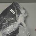 Back Seat Cover - 900D Oxford Waterproof Car Seat Protector, Fits Cars/SUVs/Trucks, Split Bench, Non-Slip, for Messy Kids & Drooling Dogs, Easy Clean(Black) (Medium-54"W)