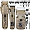 Beard Trimmer Kit Hair Clipper Set Professional Electric Foil Shaver Razor for Men Haircutting Machine for Barber Clippers and Trimmers Grooming Kit Nose Body Hair Trimmer (26 Piece Set)