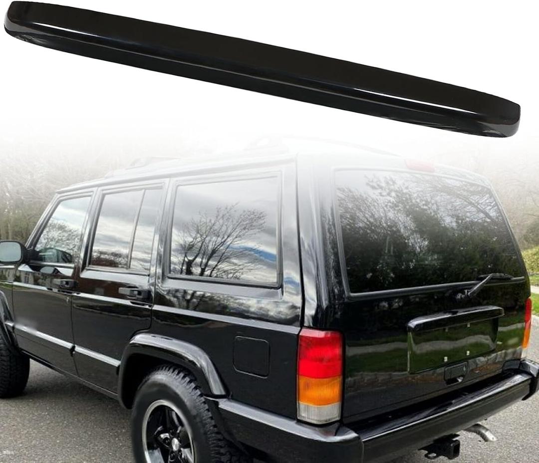 1PCS Rear License Plate Light Lamp Cover Black Replacement for Che-rokee 1997-2001 5FL86ZZZ