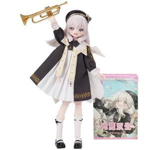 XiDonDon Light Nightmare Twins Series Mini 1/6 BJD Dolls 22CM Cute Action Figures Collectibles Blind Box Mystery Box Birthday Gift (Single Box)