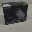 [ Built-in Google TV & Voice Control] WISHOLY Mini Projector with WiFi and Bluetooth, Built-in Streaming Apps, Portable Movie Projector 4K with 180 Rotatable for Outdoor, Home Theater, Movie Night