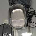 SOHIDA Electric Lunch Box, 12V/24V/110V Portable Food Warmer with SS Fork & Spoon for Car/Truck/Office, 80W Self Heating Lunch Box with 1.5L 304 Stainless Steel Container & 0.45L PP Fruit Box Beige