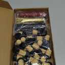 Wine Sealer for Wine Bottles - 60 pcs Wine Bottle Resealer Kit for Cruise with PVC Heat Shrink Capsules, Cork Stopper with Plastic Top for Home Use