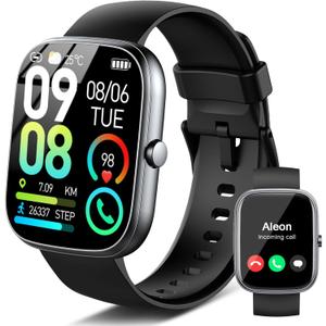 Smart Watch (Answer/Make Calls), 1.91"HD Smartwatch for Men Women Heart Rate/Sleep Monitor/Pedometer, 2026 New Fitness Watch with 113+ Sport Modes, Activity Tracker IP68 Waterproof for Android iOS