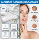 Flawless Face Beauty Pillow - Anti-Aging & Anti Wrinkle Memory Foam Neck Pillow - Cervical Pillow for Neck and Shoulder Pain Relief with 100% Bamboo Pillowcase - Perfect for Back and Side Sleepers