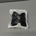 3 x 3Inch Glitter Fashion Bow Hairpin Sparkling Black Sequins Bow Hair Clip Barrettes for little Baby Toddler Girls,Teens, Kids Children Cute Halloween Costume Dress up Accessories