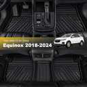 TTX LIGHTING Floor Mats for Chevy Equinox 2018-2024 (Not for EV), Black