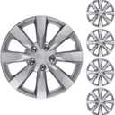 4-Pack Wheel Rim Cover Hubcaps, Car Truck SUV Hub Cap16 Inch Set, Fits Most Cars