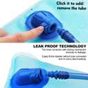 Hydration Bladder, 1.5-2-3L Water Bladder for Hiking Backpack, BPA-Free Leak Proof Water Reservoir Storage Bag, Water Pouch Hydration Pack for Camping Cycling Running