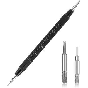 Mabor Watch Band Pins Remover Tool, Double Ended Design Repair Tool Kit for Remove Install Watch Bands Tools (Black)