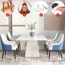 Chair Sliders for Carpet, 16PCS Furniture Sliders for Carpeted Floors & Hardwood Floors, Round Chair Glide Pads for Quickly and Easily Moving Furniture, Protect Floor(Clear, Fit 1.1"-1.4")