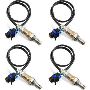 4Pcs Oxygen Sensor Upstream or Downstream 234-4566 Compatible for 2007-2019 Chevrolet Camaro Equinox Impala Traverse GMC Acadia Buick Enclave Cadillac XTS Pontiac [3.6L V6] Engine Only