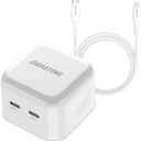 Gigastone iPhone Charger Fast ChargingApple MFi Certified, 35W USB C Charger + 5FT USB-C to Lightning Cable, Fast Charger iPhone 15/15 Ultra /14/14 Pro / 14 Pro Max/iPad/iPad mini/iPad Pro