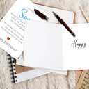 2 x Asmallgf Happy Birthday Card for Son, Sweet Bday Gifts from Mom Dad, Funny Bday Card for Son Adult, Naughty Birthday Gift Idea for Young Boys