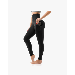 SINOPHANT High Waisted Leggings with Pockets Women, Full Length Capri Buttery Soft Stretchy Yoga Pants S