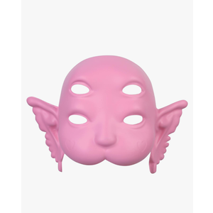 Pack Of 2 Pink Cosplay Therian Masquerade Half Face Mask DIY Fantastic Cry Baby Mask Costume For Halloween