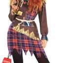 Morph Scarecrow Costume Women, Womens Scarecrow Costume,womens Scare Crow Costumes, Halloween Costumes For Women Adult (Large)