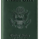 BIAOTIE Premium Leather Passport Holder Covers, Rfid Travel Wallet Passport Document Holder, Travel Essentials Wallet Cover Case for Men and Women (Green)