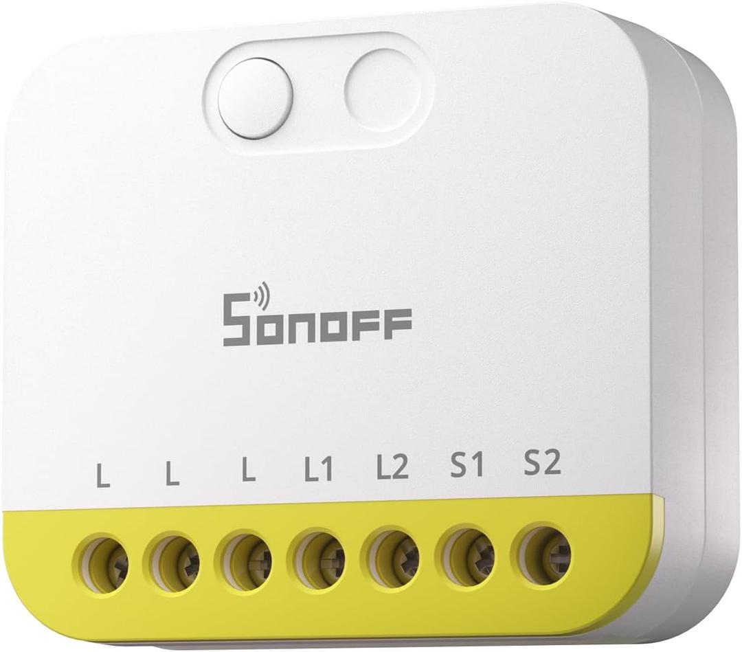 SONOFF MINI Duo-L Zigbee Smart Switch No Neutral Wire, Zigbee 3.0, Dual Channel, Compact Design, Works with Alexa, Google Home