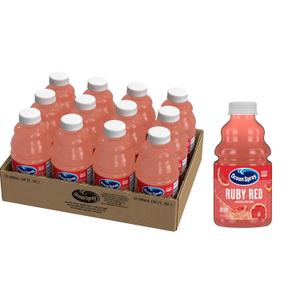 Ocean Spray Ruby Red Grapefruit Juice Drink, 32 Fl Oz Bottle (Pack of 12), Best By: 06/MAR/26